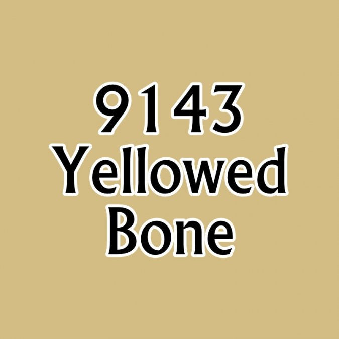 Reaper 09143: Yellowed Bone Master Series Core Colors Acrylic Paint miniature — handmade resin scale model by The Scale Grail