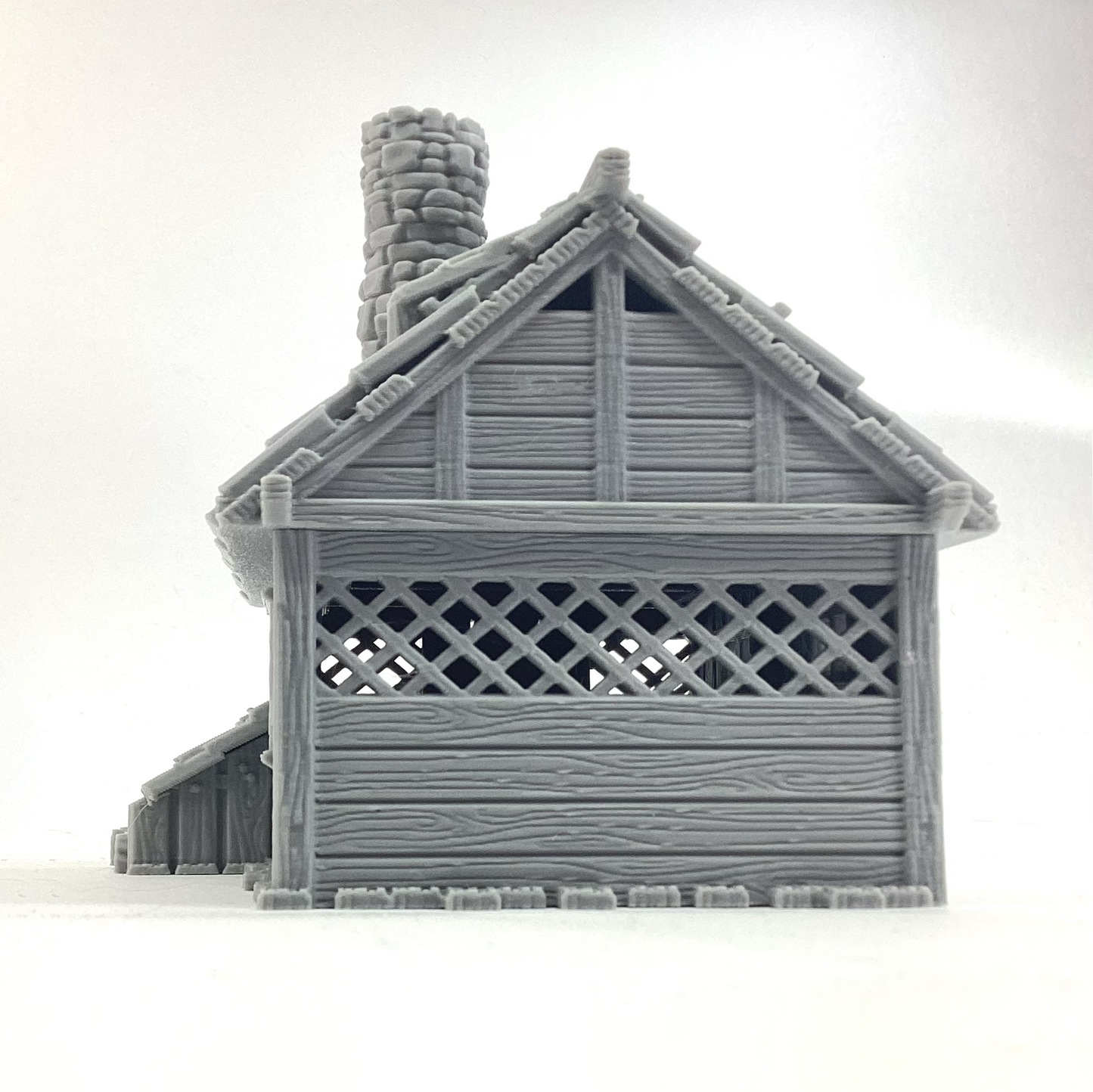 Lumberjack Hut 28mm terrain building miniature scale playable house for ttrpg