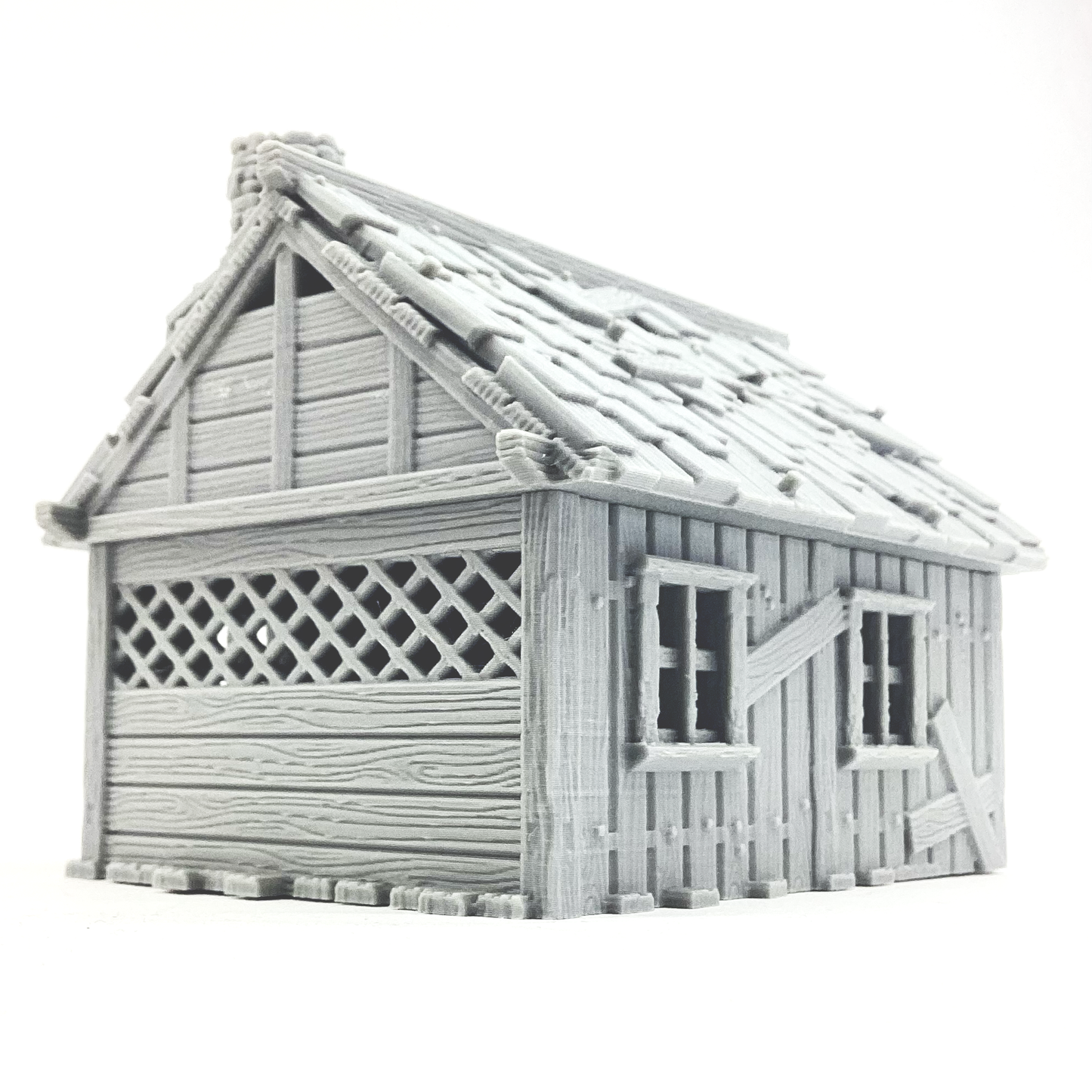 Lumberjack Hut 28mm terrain building miniature scale playable house for ttrpg