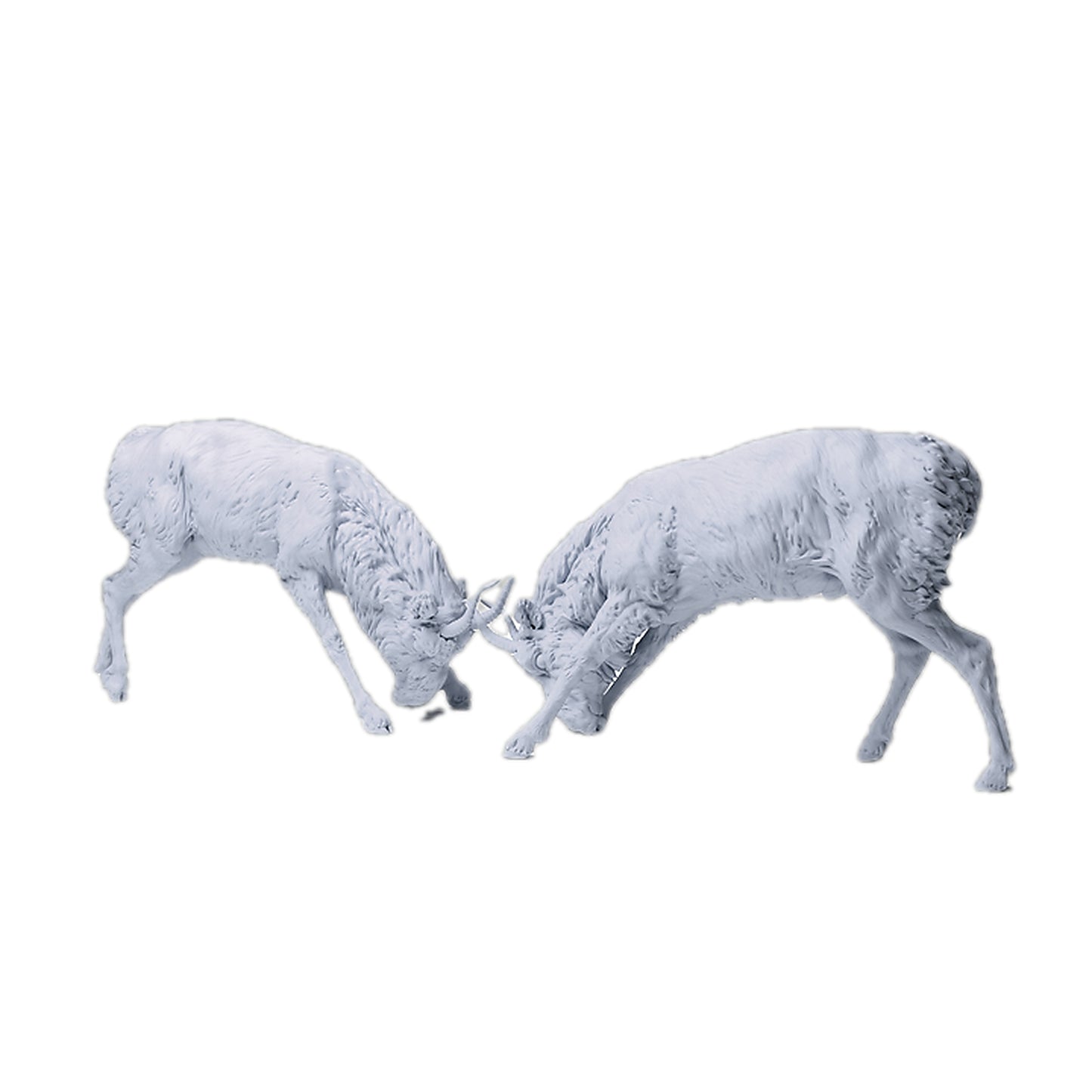 Mongolian Saiga Males Fight | Animal Den Miniatures
