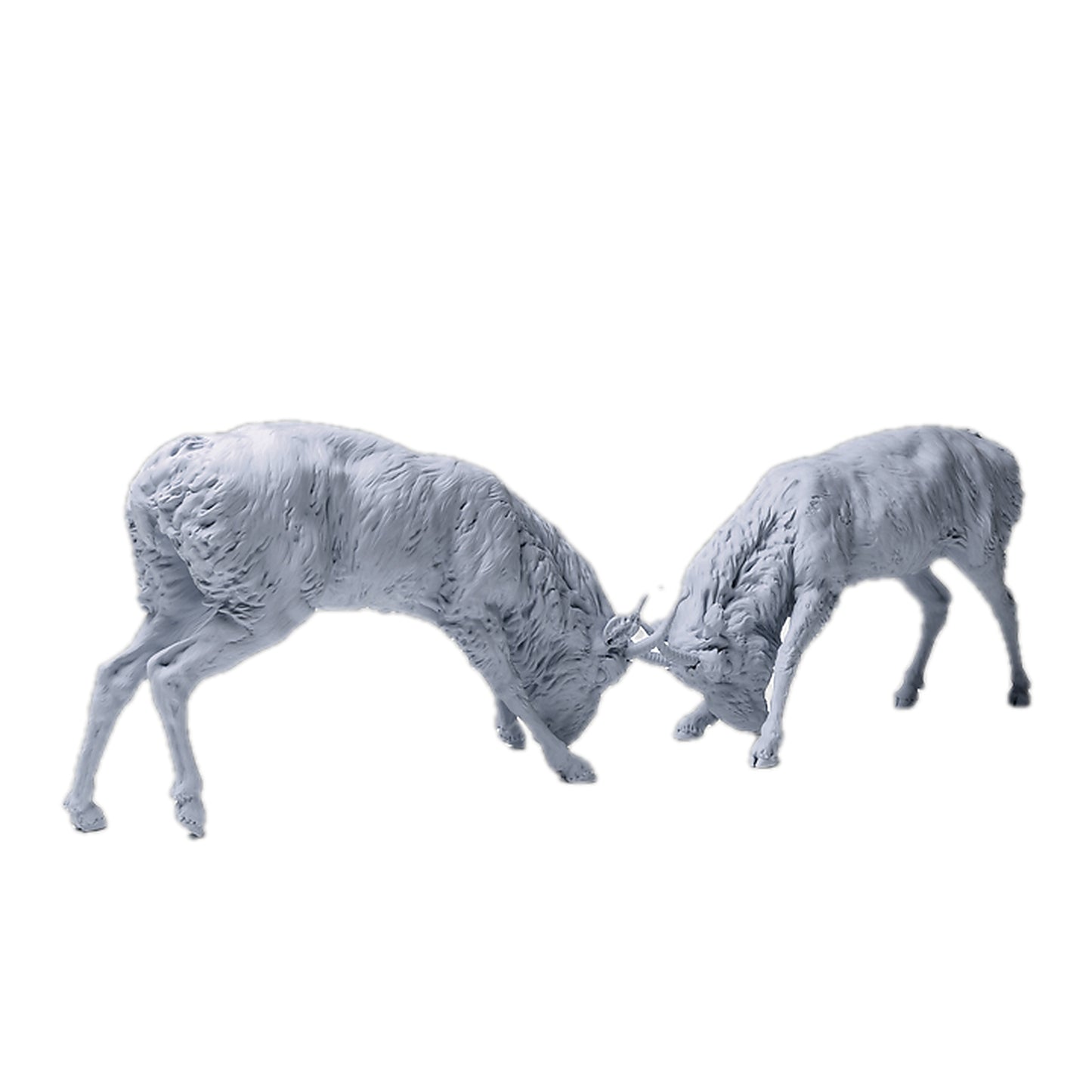 Mongolian Saiga Males Fight | Animal Den Miniatures
