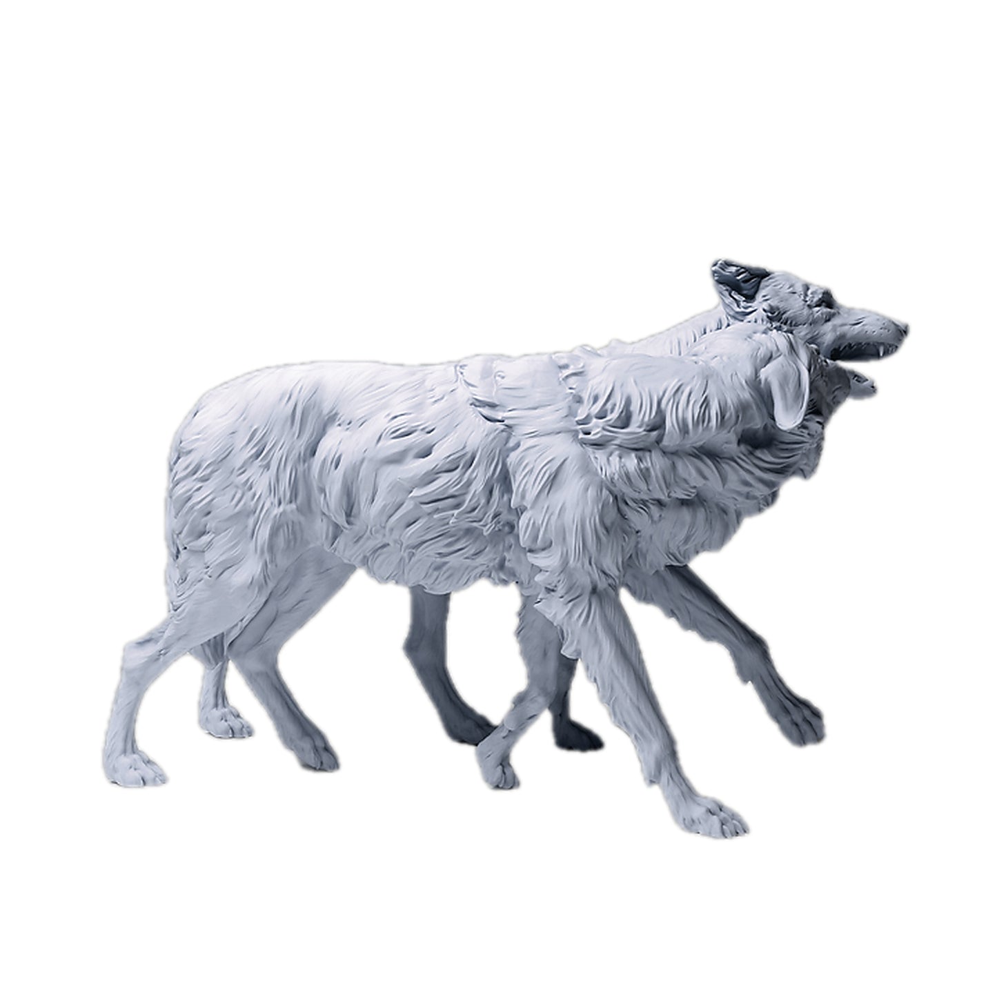 Mongolian Wolves Play | Animal Den Miniatures