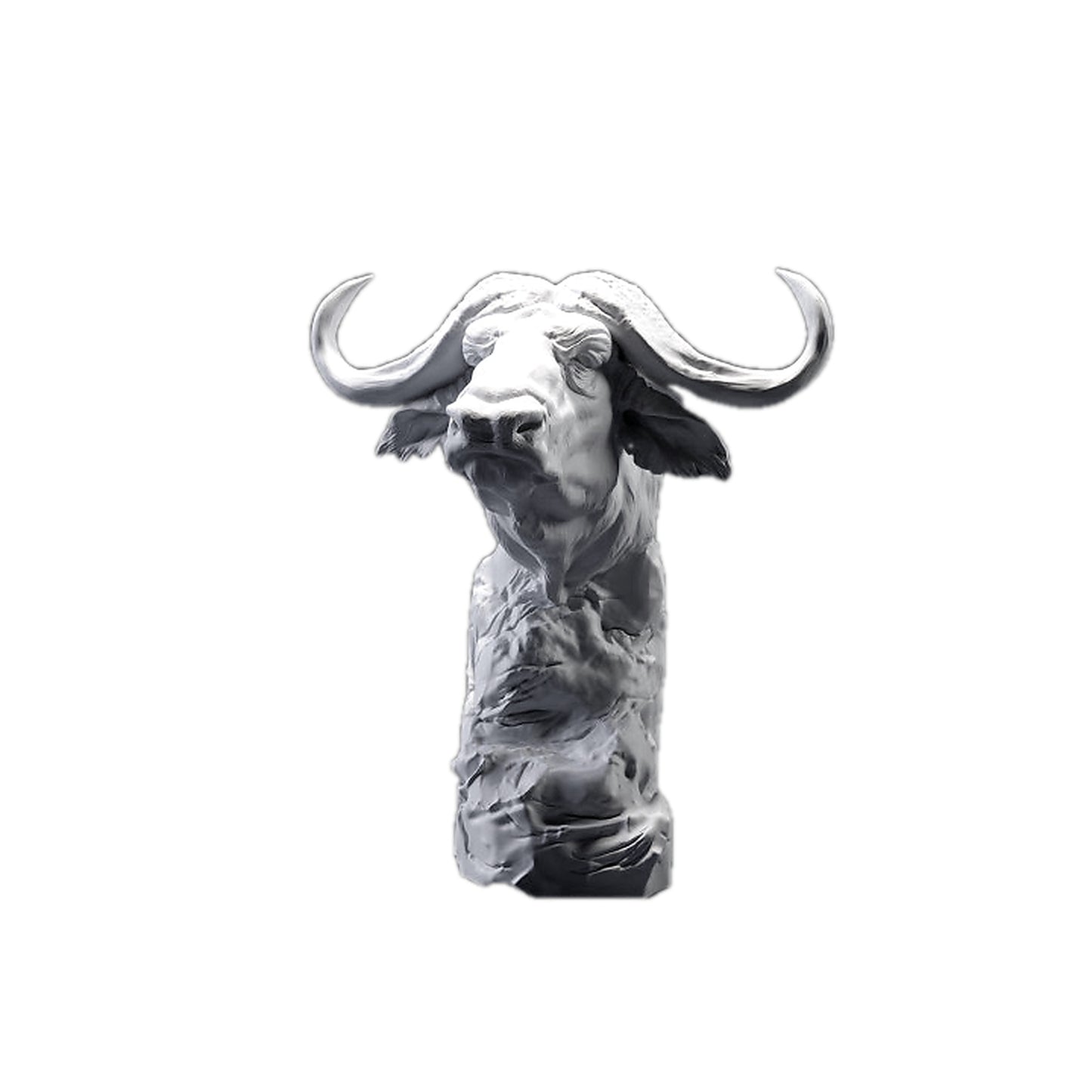 Cape Buffalo Bust | Animal Den Miniatures