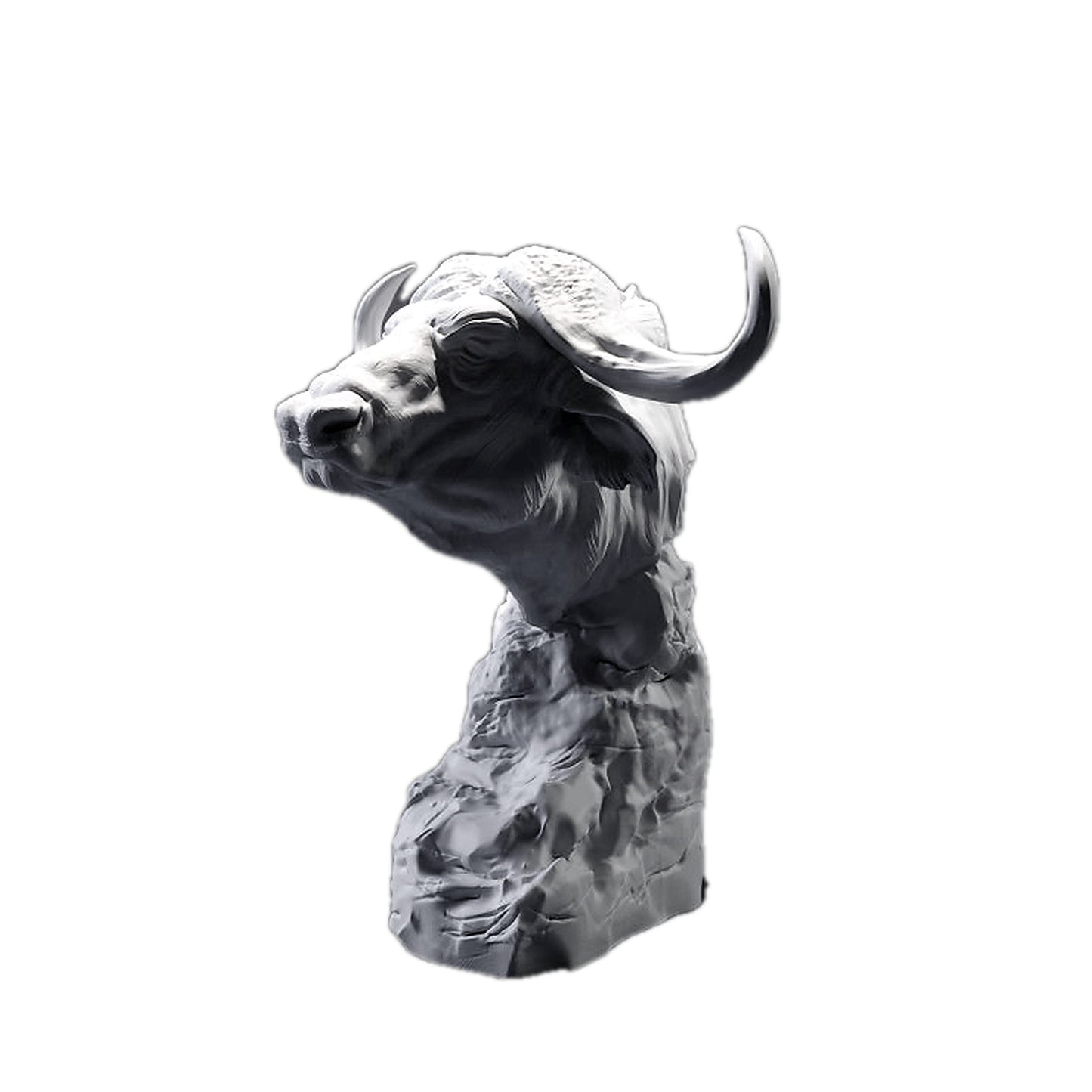 Cape Buffalo Bust | Animal Den Miniatures