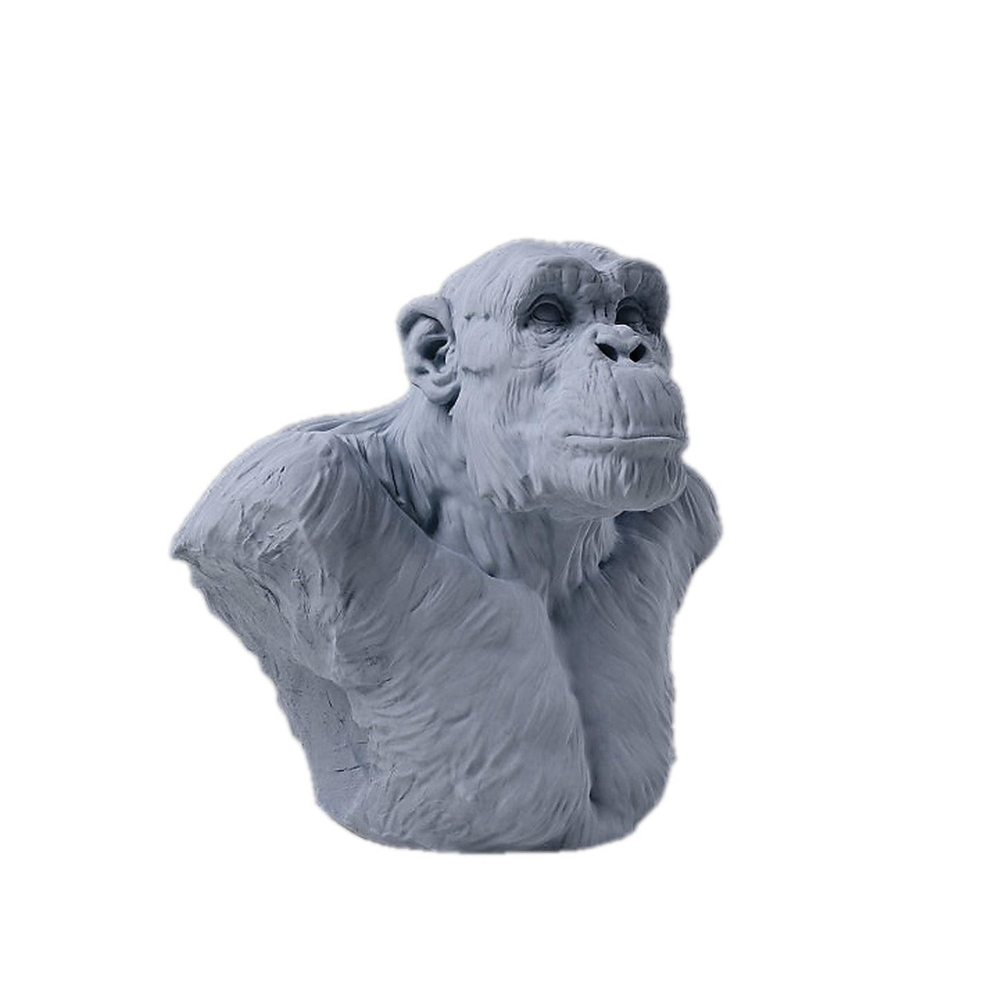 Chimp Male Bust | Animal Den Miniatures
