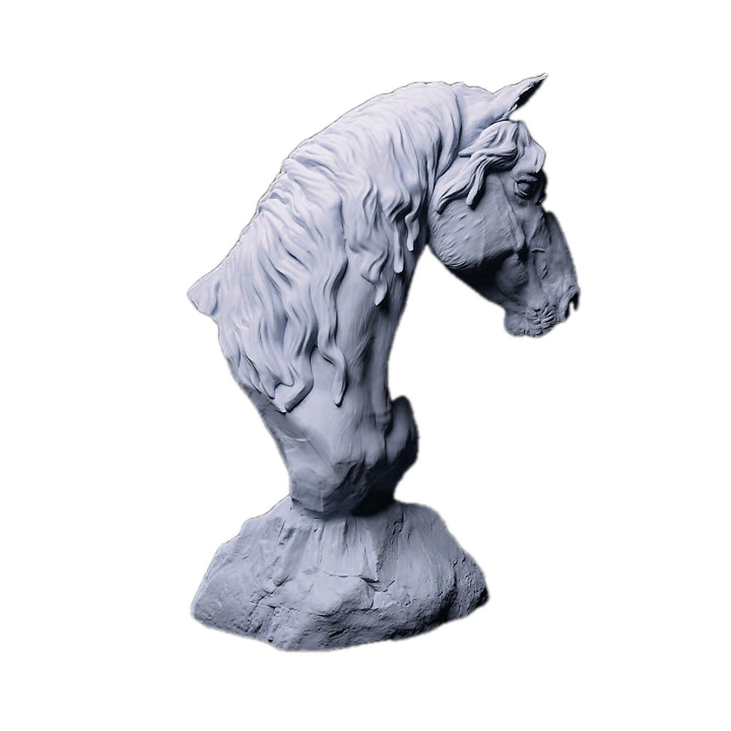 Konik Horse Bust | Animal Den Miniatures
