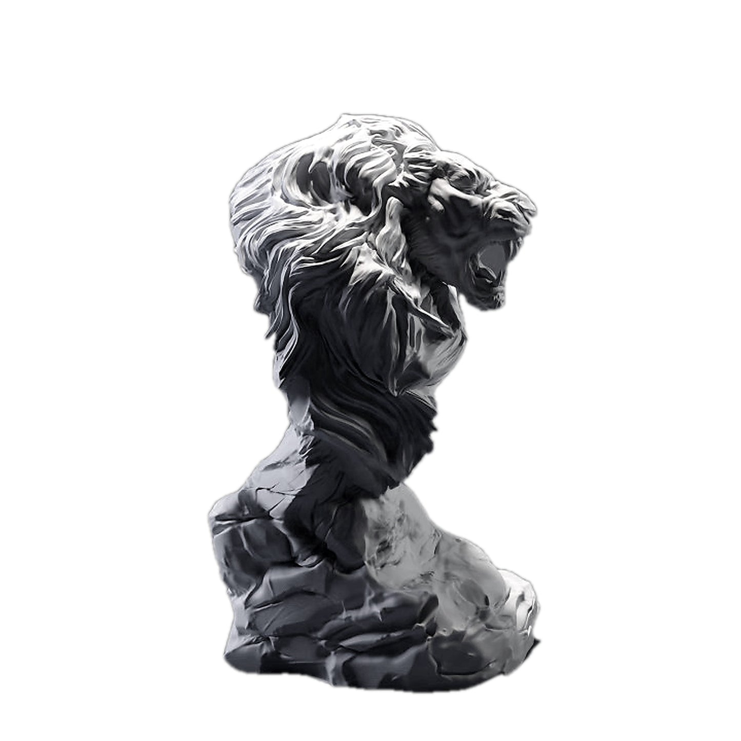 Lion Roar Bust | Animal Den Miniatures