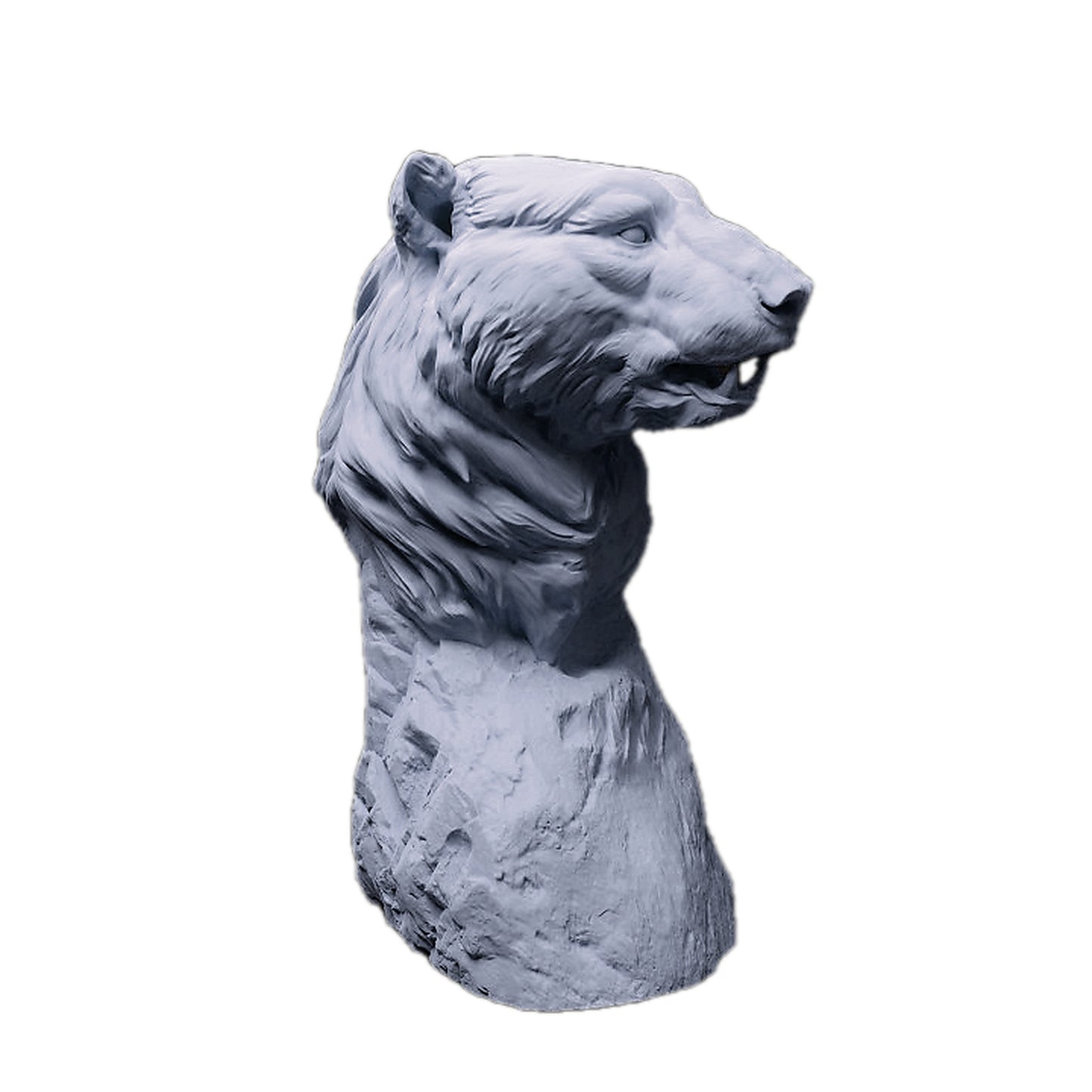 Polar Bear Bust | Animal Den Miniatures