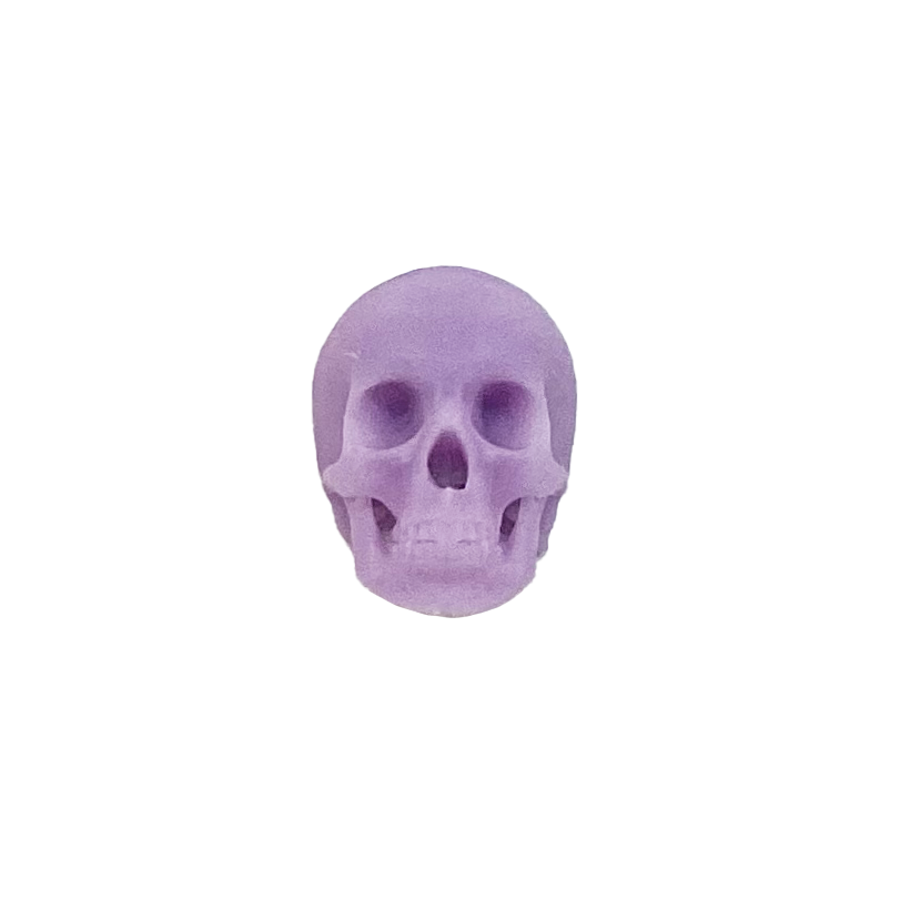 Human skulls with Flat Back, human skulls with jaw for horror dioramas, terrariums, dollhouse, arts and crafts accessories choose a size miniature — made in NC, USA