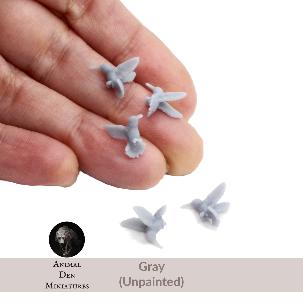 Hummingbird - 1:12 Scale Choose a Size miniature figurine by Animal Den Miniatures