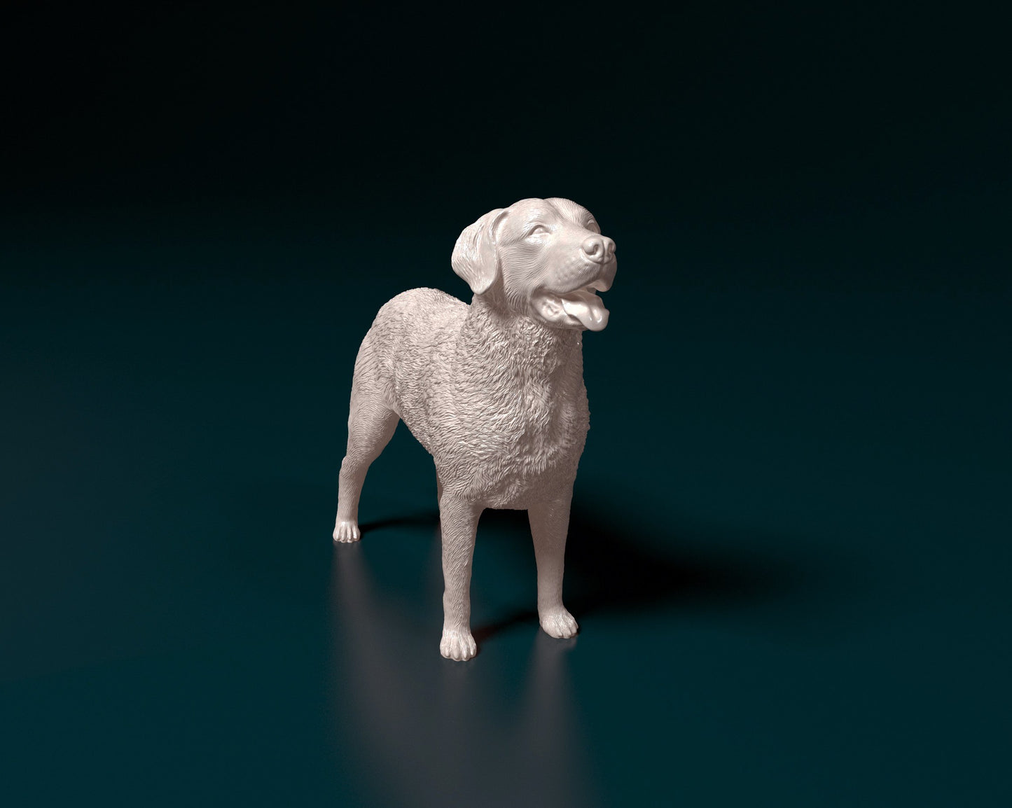 Chesapeake Bay Retriever - 1:24 Scale miniature dog for dollhouse, diorama by Stereocat (1 dog)