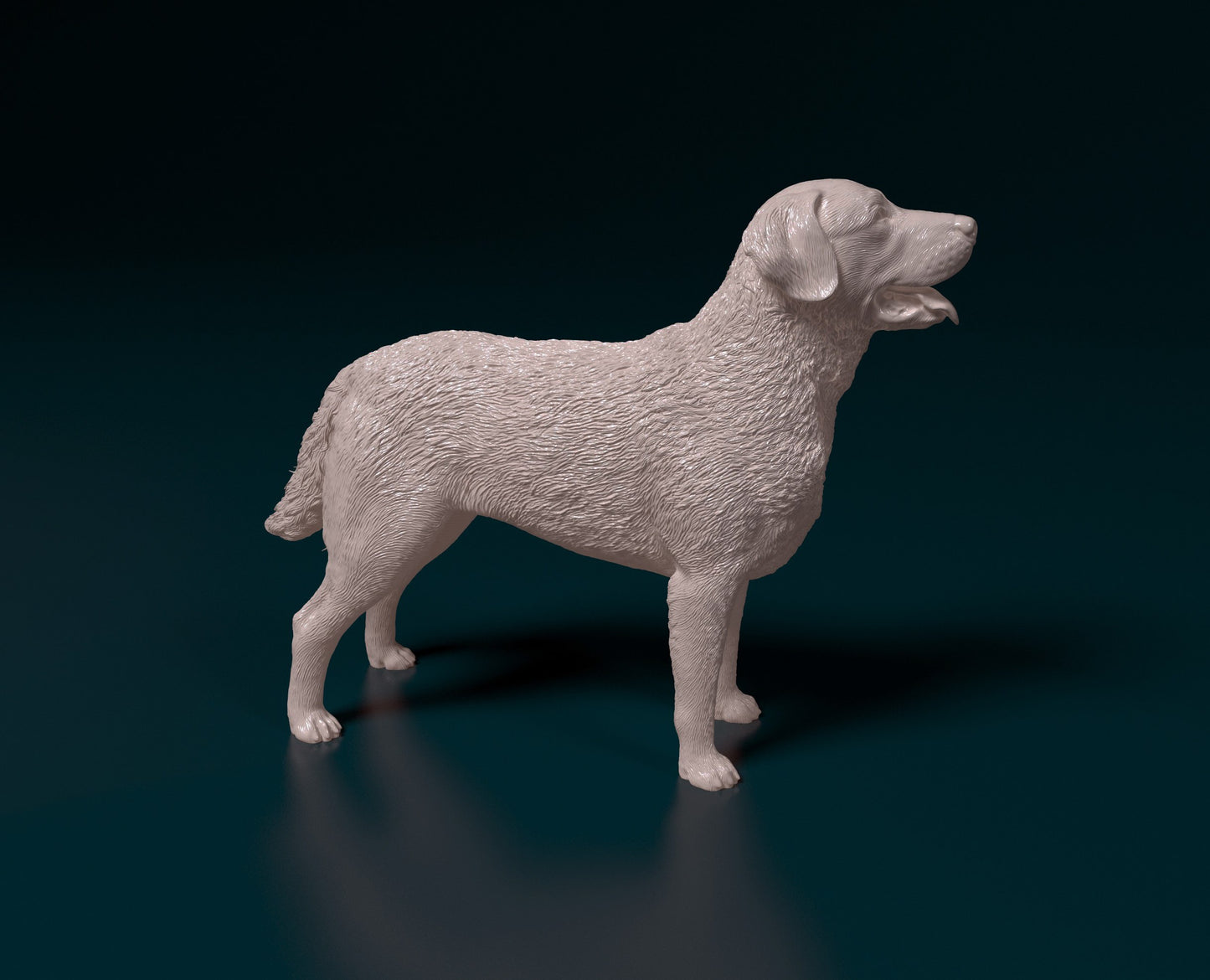 Chesapeake Bay Retriever - 1:24 Scale miniature dog for dollhouse, diorama by Stereocat (1 dog)