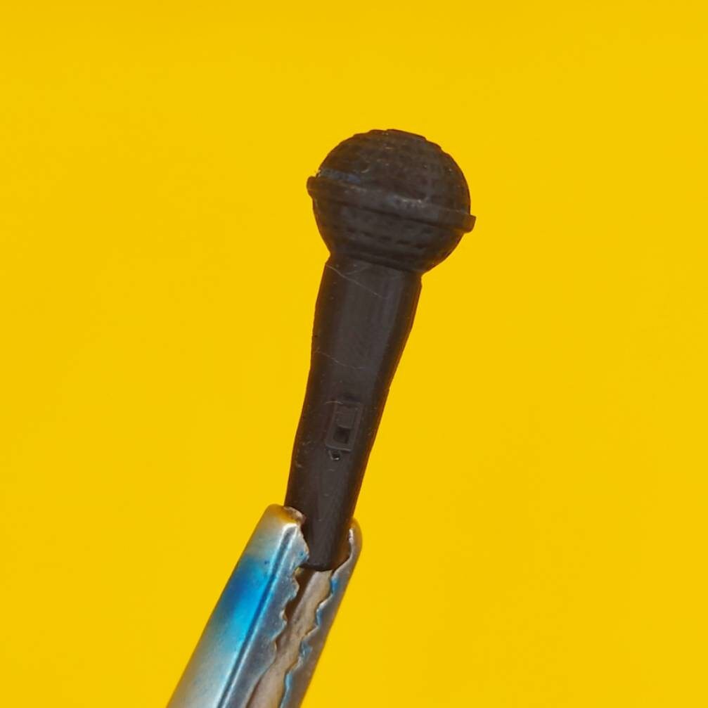 Microphone for 6 Inch Scale Action Figure and Toys