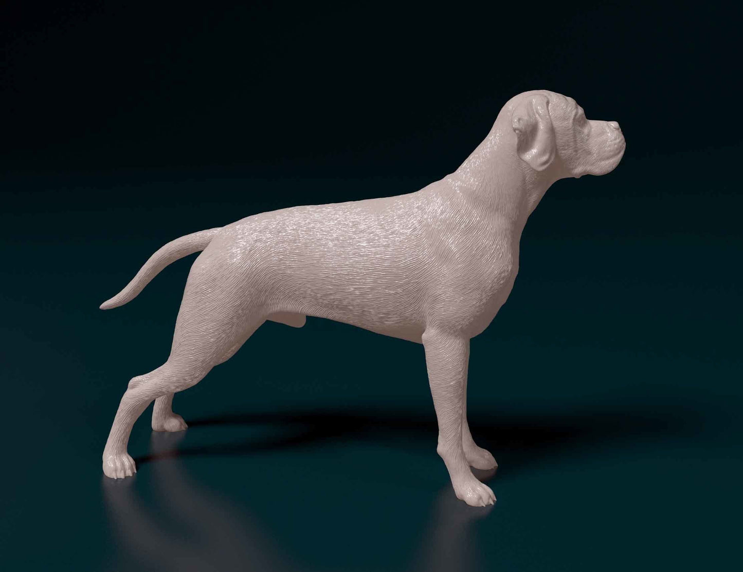 Portuguese Pointer- 1:24 Scale miniature dog for dollhouse, diorama by Stereocat (1 dog)