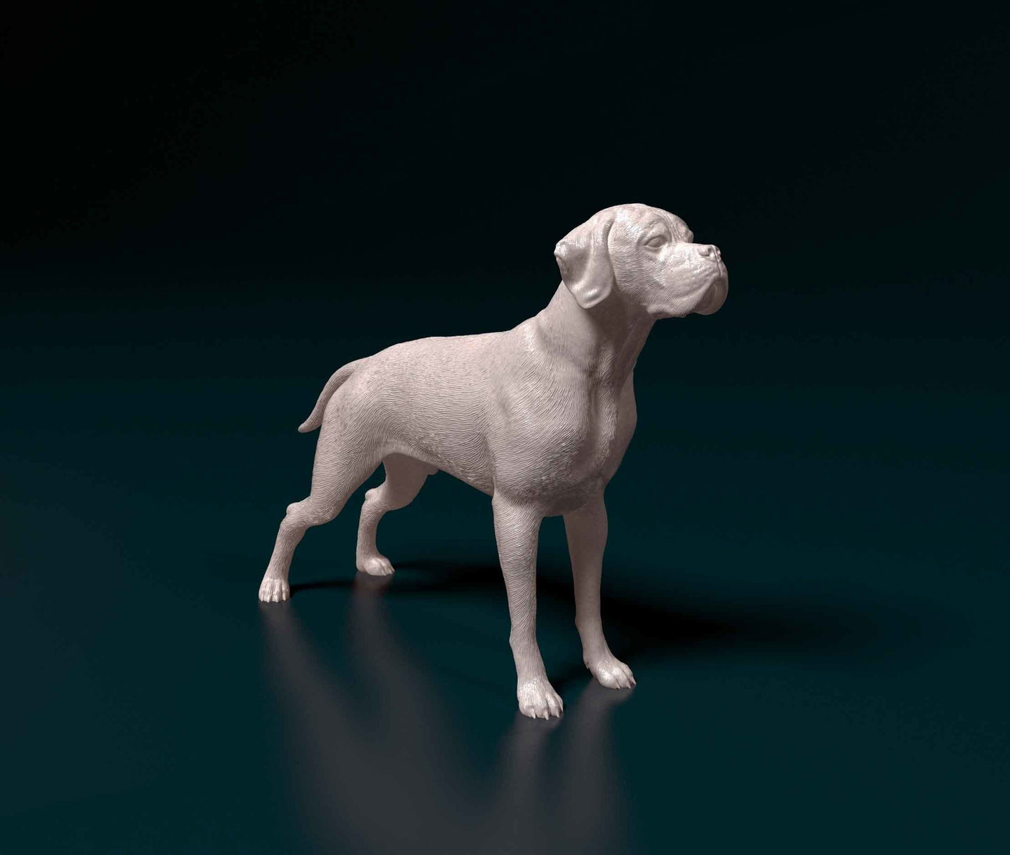 Portuguese Pointer- 1:24 Scale miniature dog for dollhouse, diorama by Stereocat (1 dog)