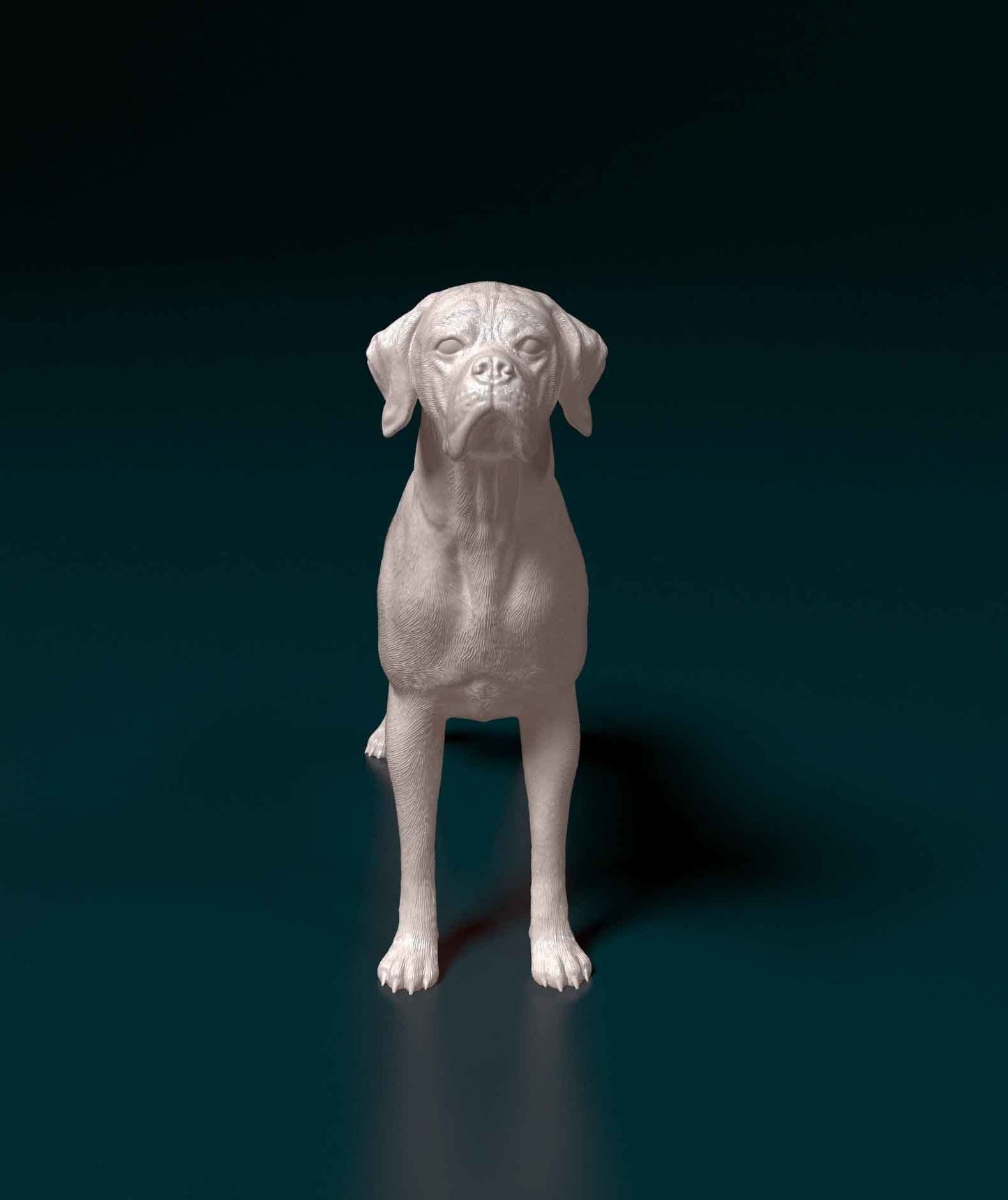 Portuguese Pointer- 1:24 Scale miniature dog for dollhouse, diorama by Stereocat (1 dog)