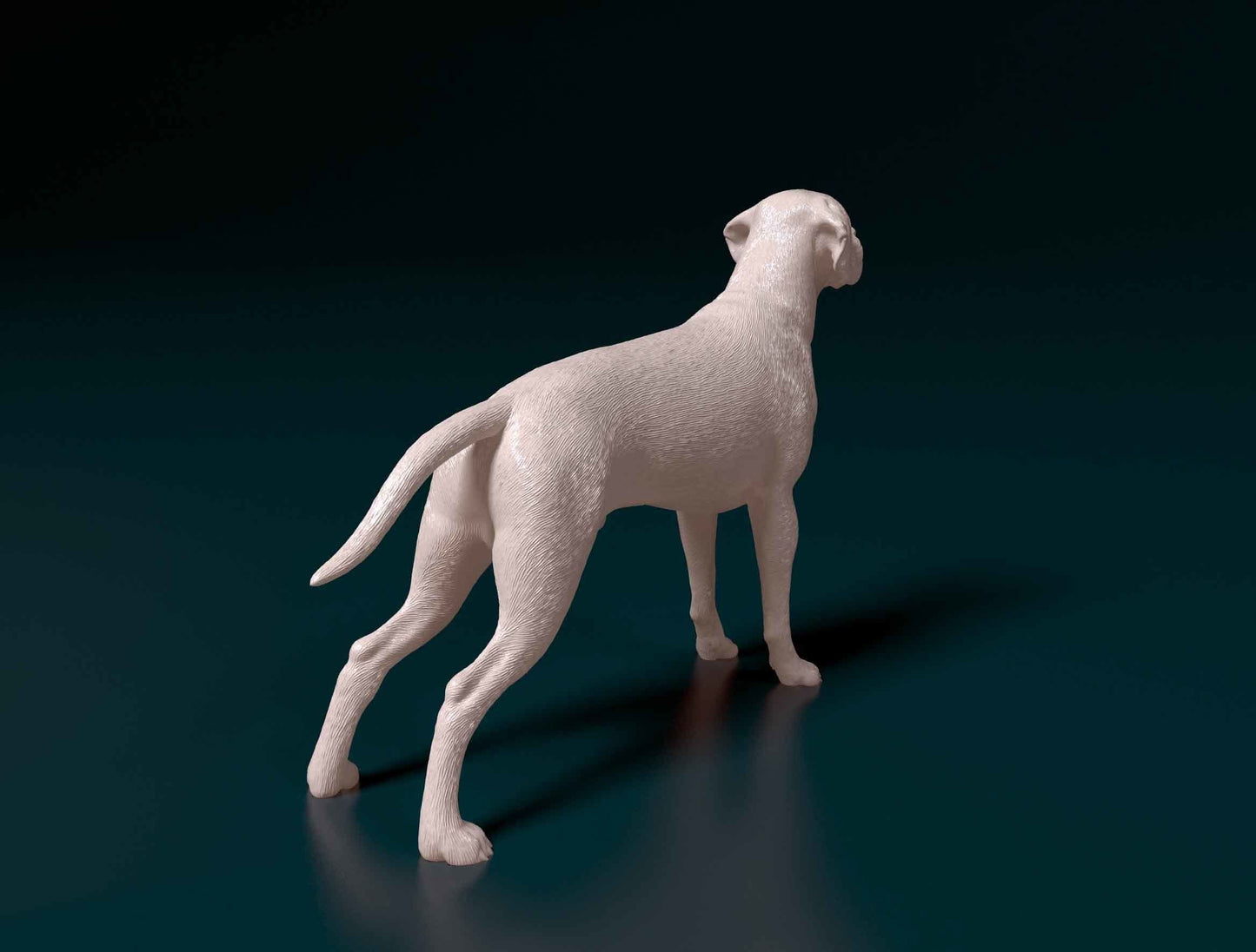 Portuguese Pointer- 1:24 Scale miniature dog for dollhouse, diorama by Stereocat (1 dog)