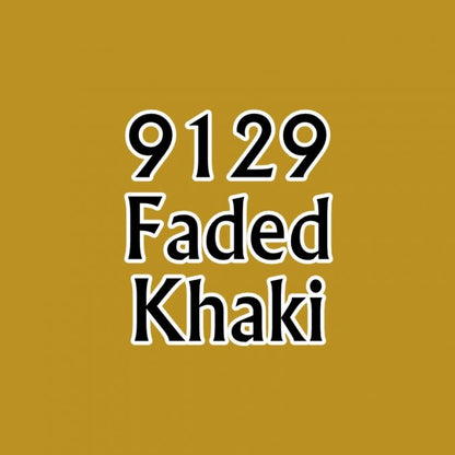 Reaper 09129: Faded Khaki Master Series Core Colors Acrylic Paint miniature — handmade resin scale model by The Scale Grail