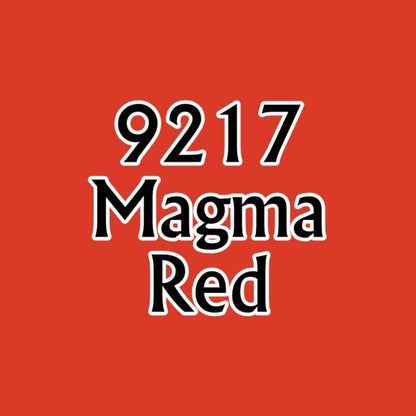 Reaper 09217: Magma Red Master Series Core Colors Acrylic Paint miniature — handmade resin scale model by The Scale Grail