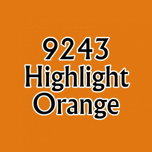 Reaper 09243: Highlight Orange Master Series Core Colors Acrylic Paint miniature — handmade resin scale model by The Scale Grail
