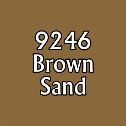 Reaper 09246: Brown Sand Master Series Core Colors Acrylic Paint miniature — handmade resin scale model by The Scale Grail