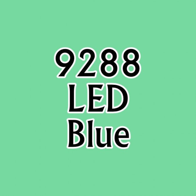 Reaper 09288: LED Blue Master Series Core Colors Acrylic Paint miniature — handmade resin scale model by The Scale Grail