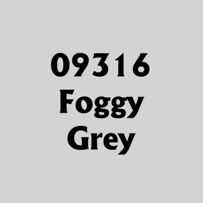 Reaper 09316: Foggy Grey Master Series Core Colors Acrylic Paint miniature — handmade resin scale model by The Scale Grail