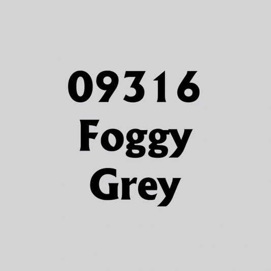 Reaper 09316: Foggy Grey Master Series Core Colors Acrylic Paint miniature — handmade resin scale model by The Scale Grail