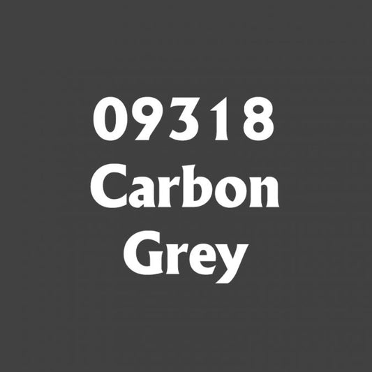 Reaper 09318: Carbon Grey Master Series Core Colors Acrylic Paint miniature — handmade resin scale model by The Scale Grail