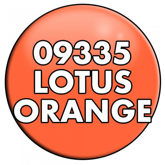 Reaper 09335: Lotus Orange Master Series Core Colors Acrylic Paint miniature — handmade resin scale model by The Scale Grail