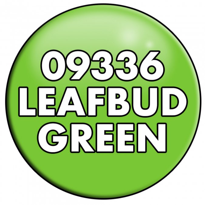 Reaper 09336: Leaf Bud Green Master Series Core Colors Acrylic Paint miniature — handmade resin scale model by The Scale Grail