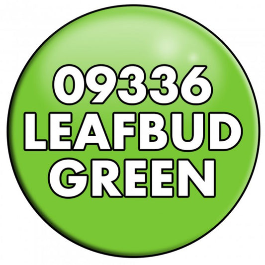 Reaper 09336: Leaf Bud Green Master Series Core Colors Acrylic Paint miniature — handmade resin scale model by The Scale Grail