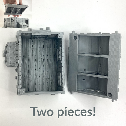 Lumberjack Hut 28mm terrain building miniature scale playable house for ttrpg