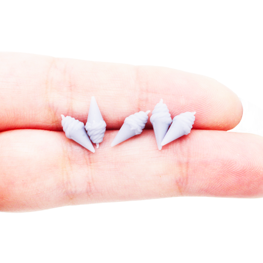 Ice Cream Cone MICROS miniature — handmade resin scale model by The Scale Grail