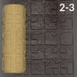 Cobblestone Texture Roller, 4 Inches Tall, Clay texture roller Seamless Design art craft diorama STL Loot Factory (Set 2)