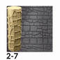 Cobblestone Texture Roller, 4 Inches Tall, Clay texture roller Seamless Design art craft diorama STL Loot Factory (Set 2)