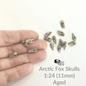 Fox Skulls (arctic fox) - 1:24 Scale