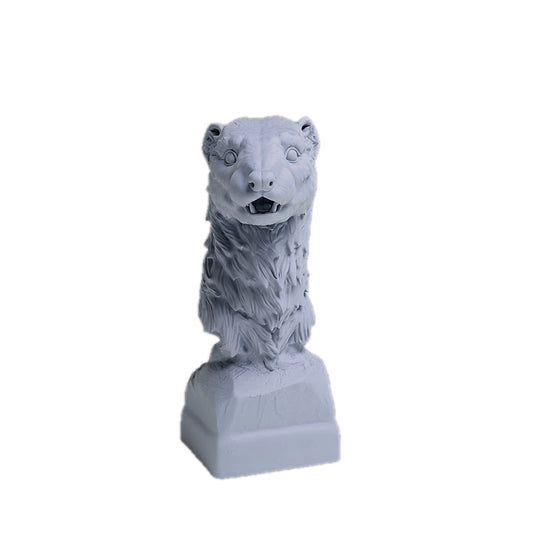 European Polecat Bust | Animal Den Miniatures