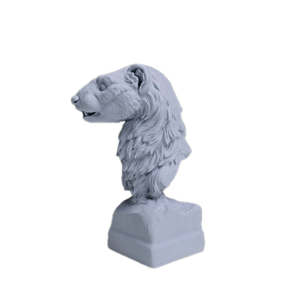 European Polecat Bust | Animal Den Miniatures