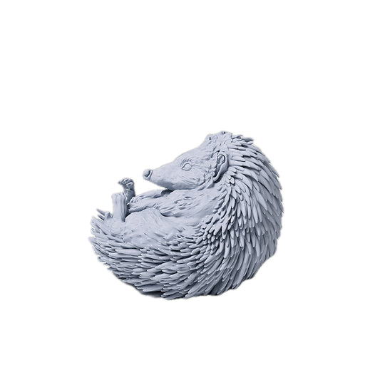 European Hedgehog Curled Up  | Animal Den Miniatures