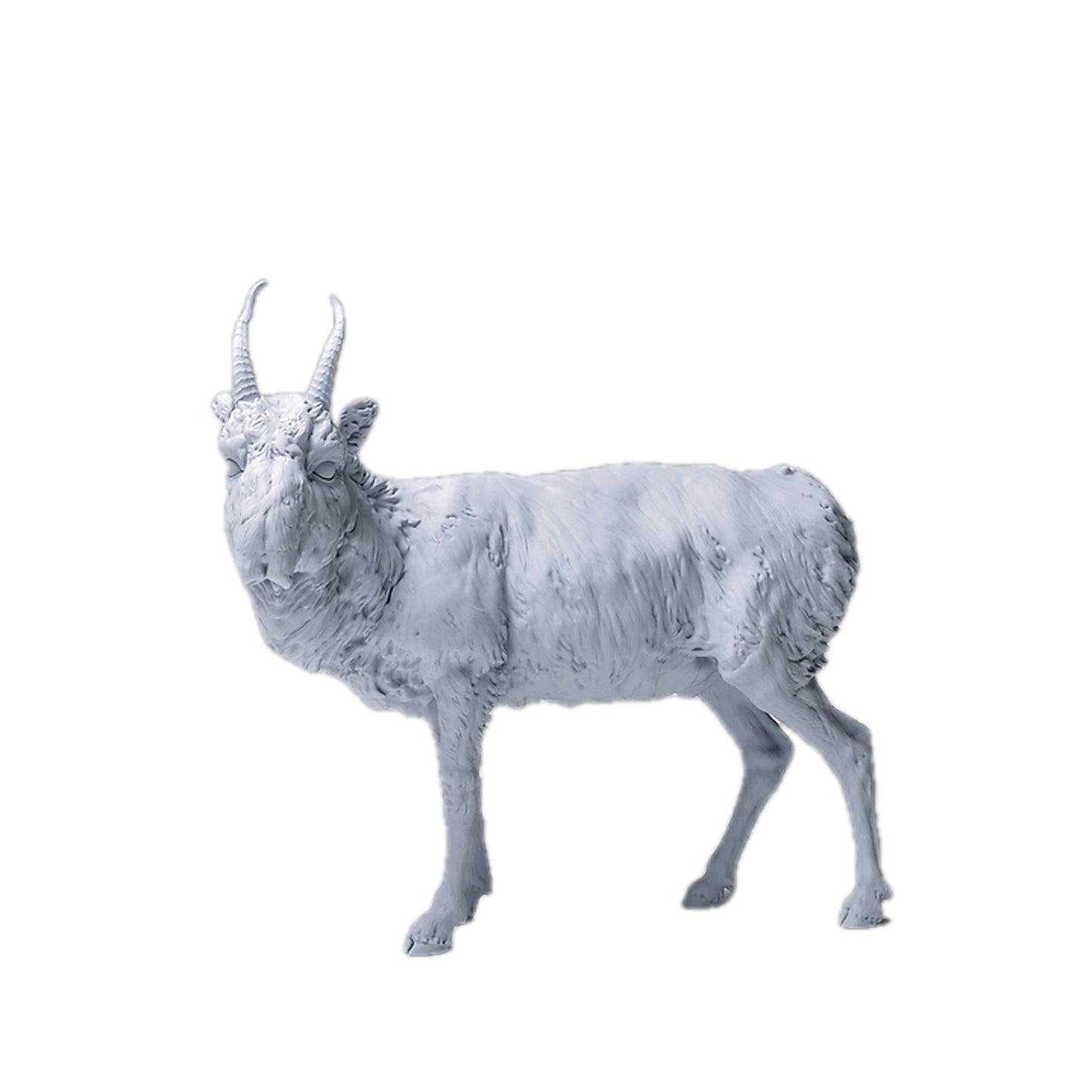 1:12 scale Mongolian Saiga Male  | Animal Den Miniatures miniature — handmade resin scale model by The Scale Grail