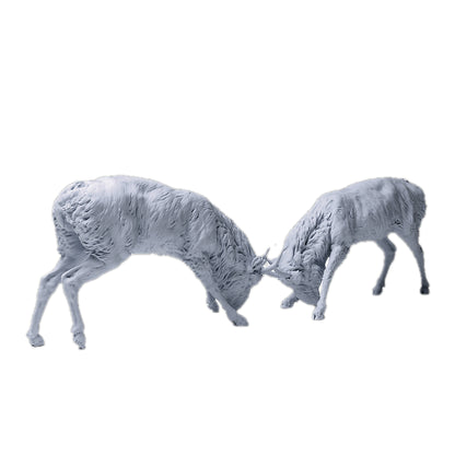 Mongolian Saiga Males Fight  | Animal Den Miniatures