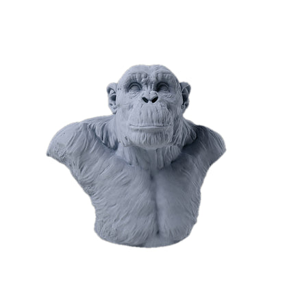 Chimp Male Bust | Animal Den Miniatures
