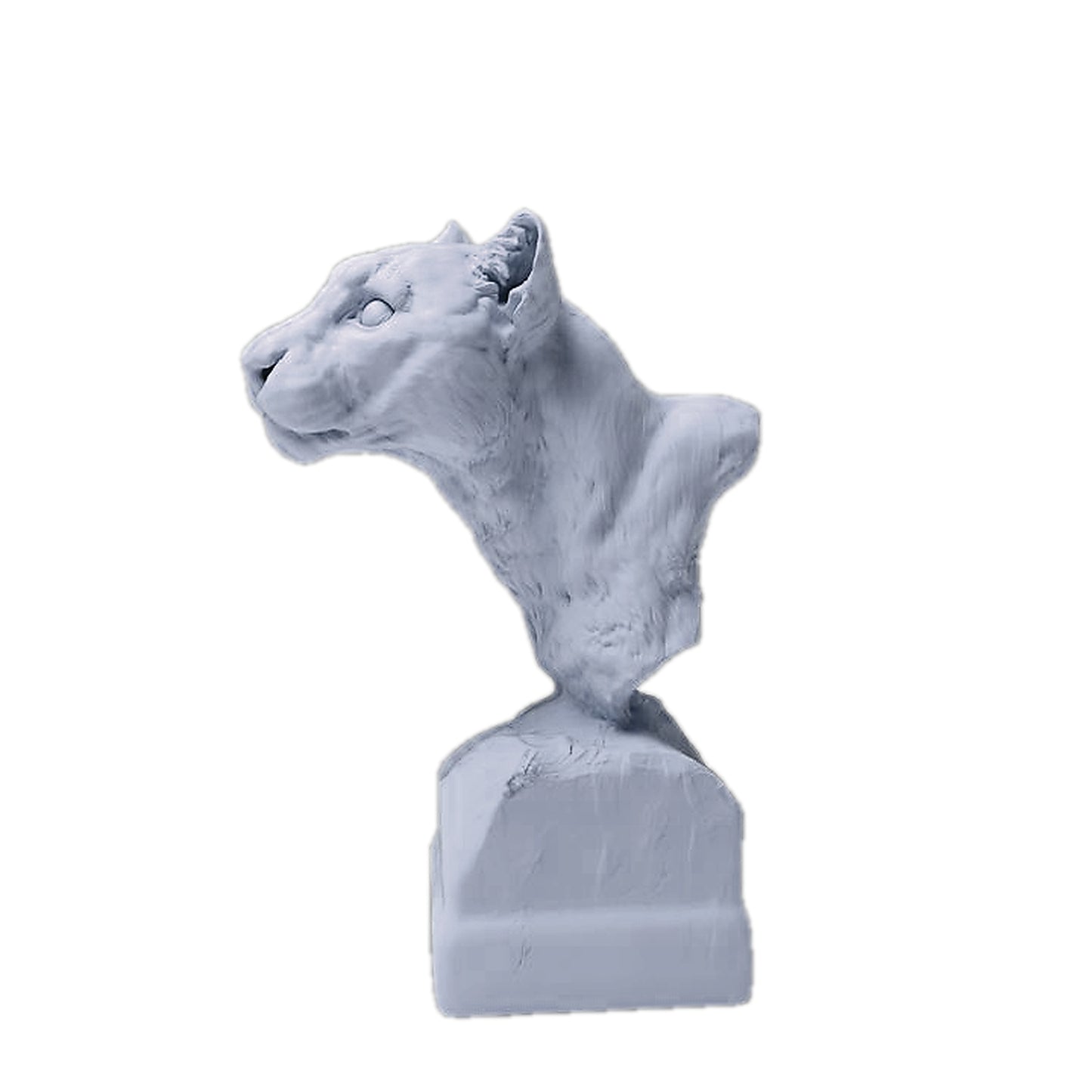 1:12 scale Clouded Leopard Bust | Animal Den Miniatures miniature — handmade resin scale model by The Scale Grail