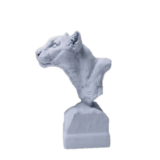 Clouded Leopard Bust | Animal Den Miniatures