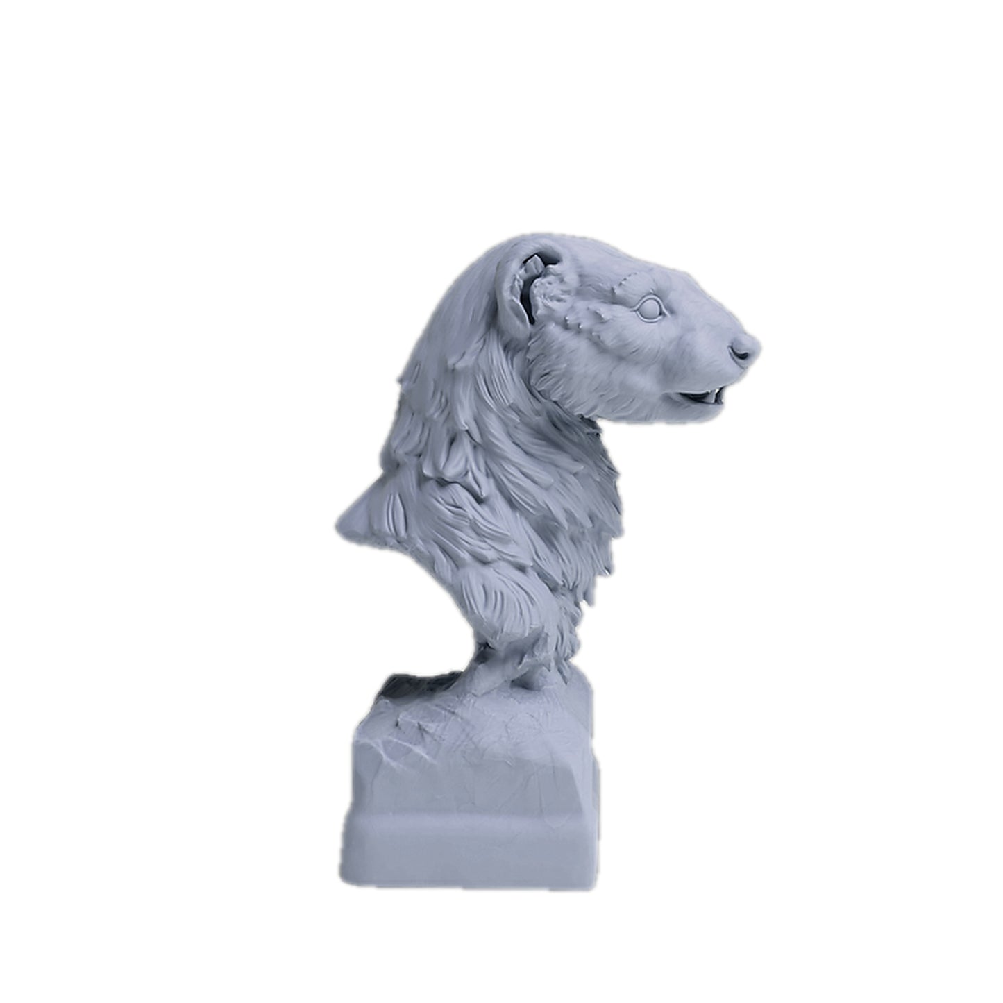 European Polecat Bust | Animal Den Miniatures