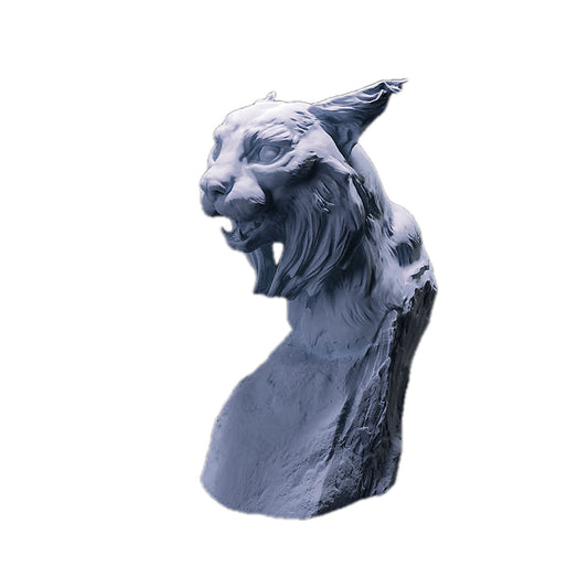 Iberian Lynx Bust | Animal Den Miniatures