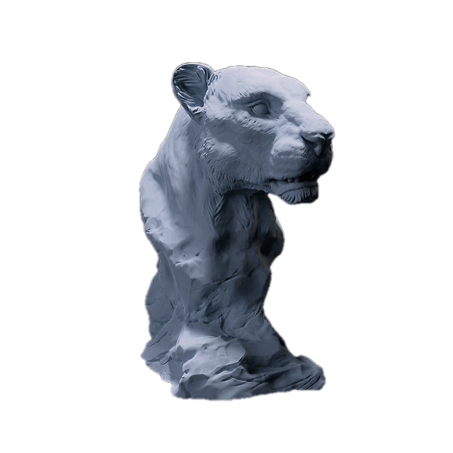 1:12 scale Jaguar Bust | Animal Den Miniatures miniature — handmade resin scale model by The Scale Grail