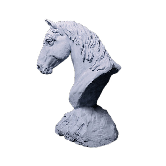 Konik Horse Bust | Animal Den Miniatures