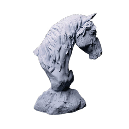Konik Horse Bust | Animal Den Miniatures